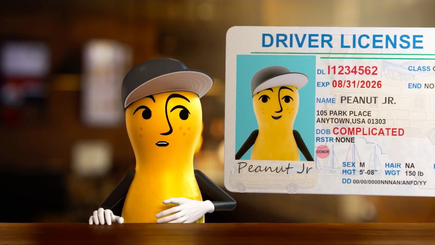 Planters' Baby Nut Sure Grew Up Fast. He's turned 21